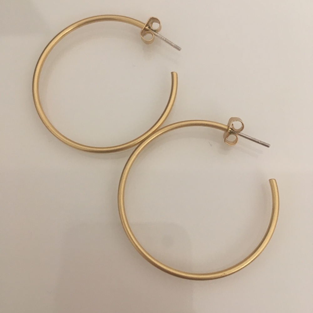 Madewell Medium Hoop Earrings